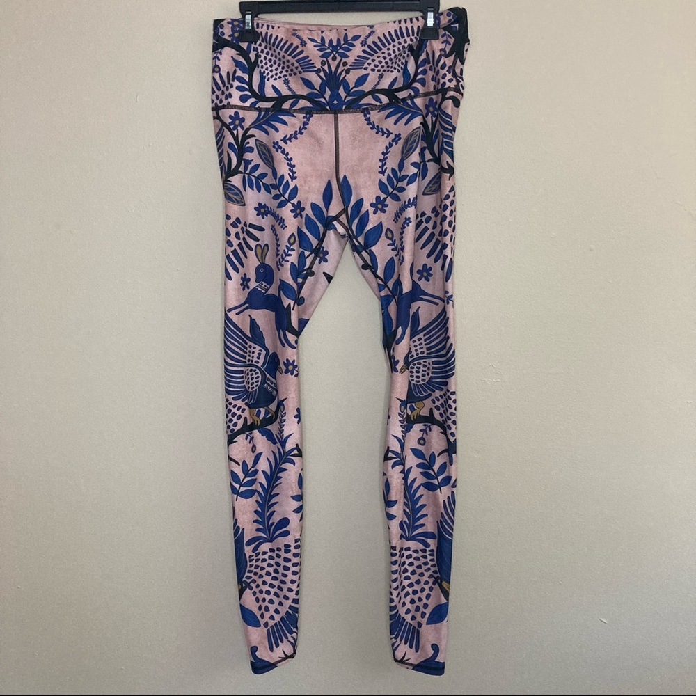Yoga Democracy Bird Print Leggings - XL